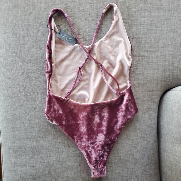 DBRIE ll Daxi Velvet One Piece Swimsuit - Picture 5 of 6
